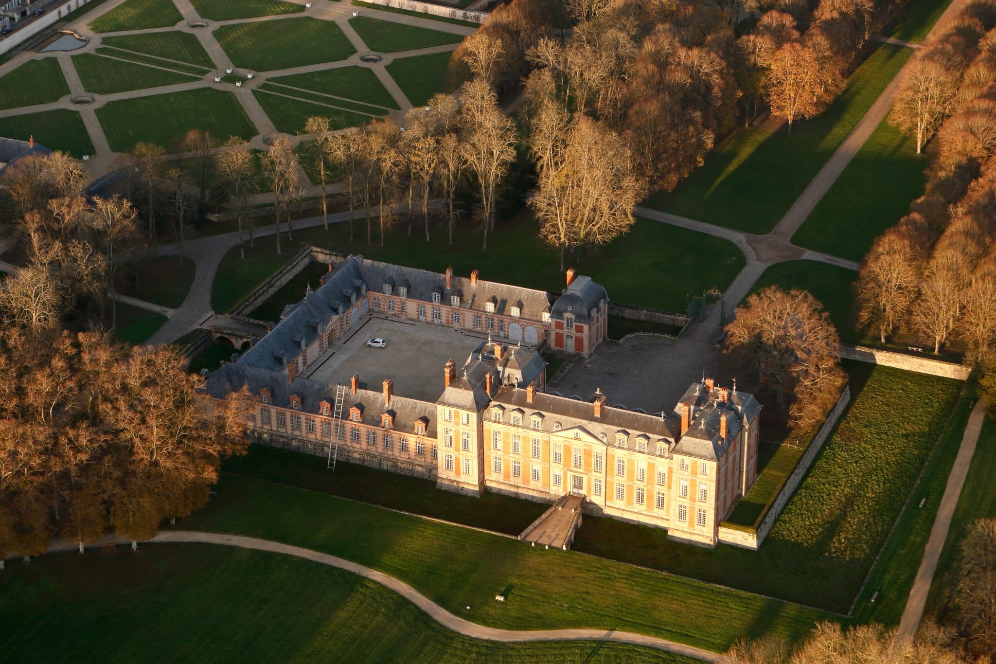 Château essonne vue du ciel